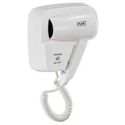 PUFF Фен для волос настенный " -1200", белый, 1,2 кВт