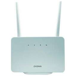 DIGMA Wi-Fi роутер HOME, N300, белый [d4ghmawh]