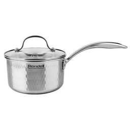 RONDELL Ковш RainDrops RDS-1292, 1.7л, с крышкой, стальной
