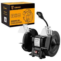 DEKO Станок заточной DKGM400-200 400W (063-4324)