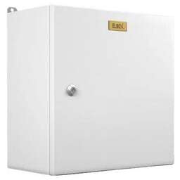 ELBOX Шкаф электротехнический EMW-400.300.150-1-IP66 потол.пан. пан.основ. монтаж.пан. одноствор. настенный 400мм 300мм 150мм 135мм IP66 IK10 50кг серый металл уличный всепогодный