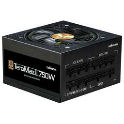 ZALMAN Блок питания 750W TeraMax II (ATX12V v3.0, APFC, 12cm Fan, 80+ Gold Gen5, Full Modular, Retail) (ZM750-TMX2)