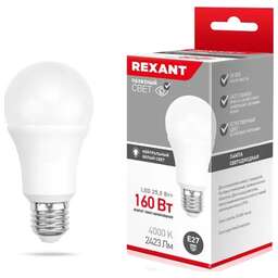 REXANT (604-016) A60 25,5 ВТ E27 2423 ЛМ 4000 K