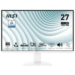 MSI 27" Монитор Pro MP273AW, 1920x1080, IPS, 100Гц, 1хHDMI, 1хDP, белый [9s6-3pb4ch-217]