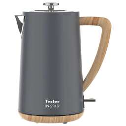 TESLER Чайник электрический KT-1744, 1.7л, нержавеющая сталь