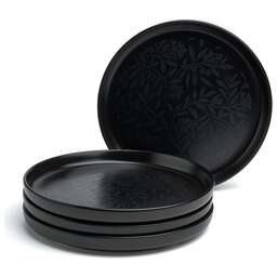 BRONCO НАБОР ТАРЕЛОК ЗАКУСОЧНЫХ "CHOICE BLACK" 20,5 СМ 4ШТ 191-358-1