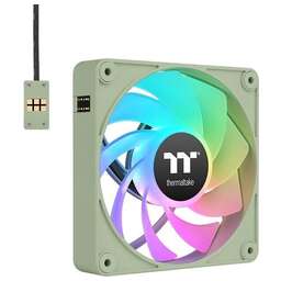 THERMALTAKE Вентилятор для корпуса CT140 EX Sync Matcha Reverse ARGB 140х140x25 зеленый 4-pin 32.8дБ (упак.:3шт) (CL-F199-PL14MG-A) Ret