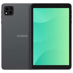 DIGMA 8" Планшет G8 3/32 GB SC9863A 4G, 1280 x 800, Android 15 Go, темно-серый [da6b8p02]