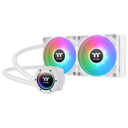 THERMALTAKE Система водяного охлаждения TH240 V2 Snow ARGB Soc-AM5/AM4/1200/1700/1851 белый 4-pin 25.8dB Al+Cu Ret (CL-W364-PL12SW-A)