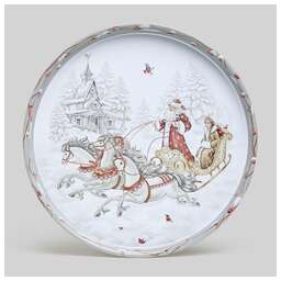 AGNESS ПОДНОС СЕРВИРОВОЧНЫЙ "МОРОЗКО" 33*2,1 СМ 898-239