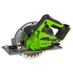 GREENWORKS Циркулярная пила (дисковая) GD24CS (ручная) D диска.:185мм (1500907)
