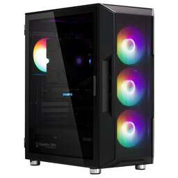 ZALMAN Корпус MidiTower I3 NEO black (ATX, без БП, FRGB, 2xUSB2.0 Type-A + USB3.2 Type-A) ( I3 NEO Black)