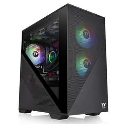 THERMALTAKE Корпус Divider 170 TG ARGB/Black CA-1S4-00S1WN-00 /Win/SPCC/Tempered Glass*1/120mm ARGB PWM Fan*2