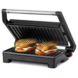 KITFORT Сэндвичница КТ-3666 800Вт черный/серебристый