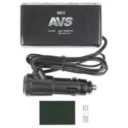 AVS Разветвитель прикуривателя 12/24 (на 2 выхода+2USB) CS219U