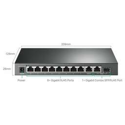 TP-LINK Коммутатор 10PORT 8POE+ TL-SG1210MPE