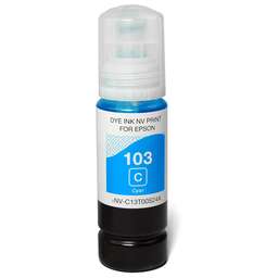 NV PRINT Чернила 103 для Epson L1110, L3100 (70 мл) Cyan совместимые