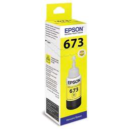 EPSON Чернила 673 C13T673498 (аналог C13T67344A), для , 70мл, желтый