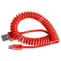 SMARTBUY (IK-12SP) RED USB - MICRO USB спиральный 1м красный