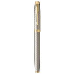 PARKER Ручка перьев. IM Premium F323 (CW1931684) Grey GT F ст.нерж. подар.кор