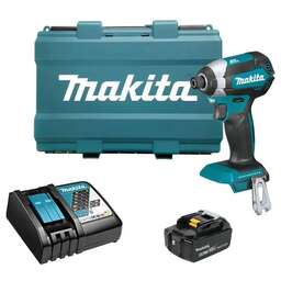 MAKITA Шуруповерт DTD153RT 18Вт аккум. патрон:шестигр.1/4" (кейс в комплекте)