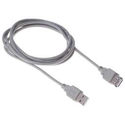 BURO Кабель USB2.0 USB A(m) - USB A(f), 3м, блистер, серый [bhp ret usb_af30]