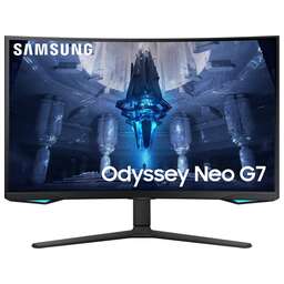 SAMSUNG 32" Монитор Odyssey Neo G7 S32BG752NI, 3840x2160, VA, 165Гц, 2хHDMI, 1хDP, изогнутый, черный [ls32bg752nixci]