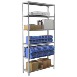 ПРАКТИК Стеллаж MS Standart 200/100х50/6 пол.:6 серый (S24199165602)