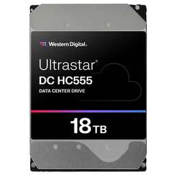 WESTERN DIGITAL Жесткий диск серверный 3.5" 18TB WD Ultrastar DC HC555 WUH722018CL5204 SAS 12Gb/s, 7200rpm, 512MB, 512e, 0B47747