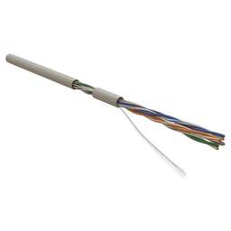 HYPERLINE Кабель информационный UUTP4R-C5E-S24-IN-PVC-GY-305 кат.5E UTP 4 пары 24AWG PVC внутренний 305м серый