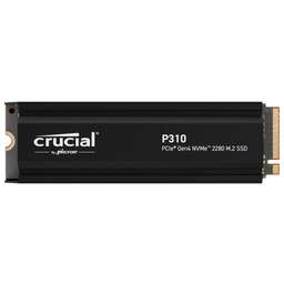 CRUCIAL Твердотельный накопитель SSD P310 1TB PCIe Gen4 NVMe 2280 M.2 SSD with heatsink CT1000P310SSD5