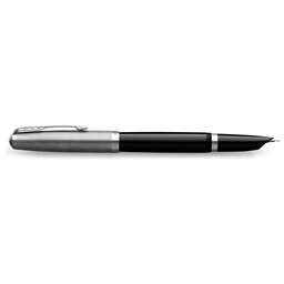 PARKER Ручка перьев. 51 Core (CW2123491) Black CT F ст.нерж. подар.кор