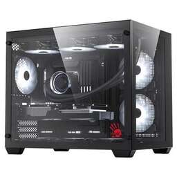 BLOODY Корпус mATX BD-CC108, Mini-Tower, без БП, черный [bd-cc108-bk]