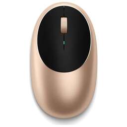 SATECHI Беспроводная компьютерная мышь M1 Bluetooth Wireless Mouse. Цвет золотой