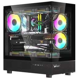 FORMULA Корпус Crystal Z8 Floe черный без БП ATX 3x120mm 5x140mm 1xUSB2.0 1xUSB3.0 1xUSB3.1 audio bott PSU