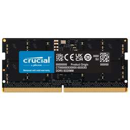 CRUCIAL Оперативная память CT32G56C46S5 DDR5 - 1x 32ГБ 5600МГц, для ноутбуков (SO-DIMM), Ret
