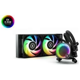 EKWB Комплект водяного охлаждения EK-Nucleus AIO CR240 Lux D-RGB (DUAL FAN 120mm, PWM, Addresable RGB) RET