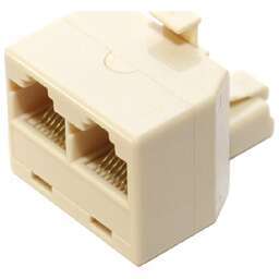 5BITES LY-US024 RJ-45 8P8C M/2F