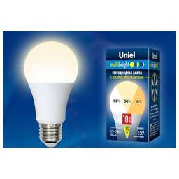 UNIEL (UL-00002371) LED-A60-10W/WW/E27/FR/MB PLM11WH