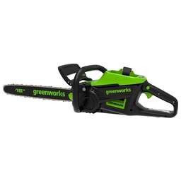 GREENWORKS Цепная пила 2008907UB аккум. 2300Вт 3.40л.с. дл.шины:16" (40cm) 1аккум. 4Ач ЗУ