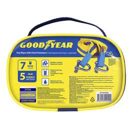 Goodyear Трос буксировочный с шаклами Goodyear 7 тонн, 5 метров GY004006