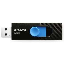 A-DATA Флешка USB UV320 128ГБ, USB3.2, черный [auv320-128g-rbkbl]