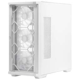 ZALMAN Корпус ATX Z10 DUO, Midi-Tower, без БП, белый