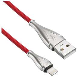 DIGMA Кабель LIGHT-1.2M-RED USB (m)-Lightning (m) 1.2м красный