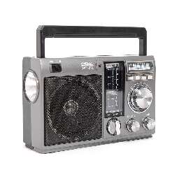 СИГНАЛ РП-231 УКВ 64-108МГц, бат. 4*R20, 220V, USB/SD/AUX, светодиодный фонарь