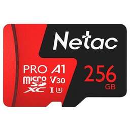 NETAC Флеш карта microSDXC 256GB P500 Ultra w/o adapter