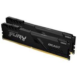 KINGSTON Оперативная память Fury Beast Black KF436C18BBK2/64 DDR4 - 2x 32ГБ 3600МГц, DIMM, Ret