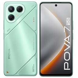 TECNO 6.78" Смартфон Pova 7 5G 8/256Gb, NFC, IPS, 144Гц, 6000мAч, зеленый