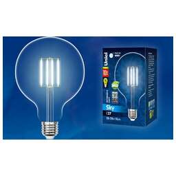 UNIEL (UL-00004859) LED-G125-10W/NW/E27/CL PLS02WH