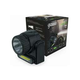 GAUSS Налобный фонарь GFL309, 6Вт [gf309]